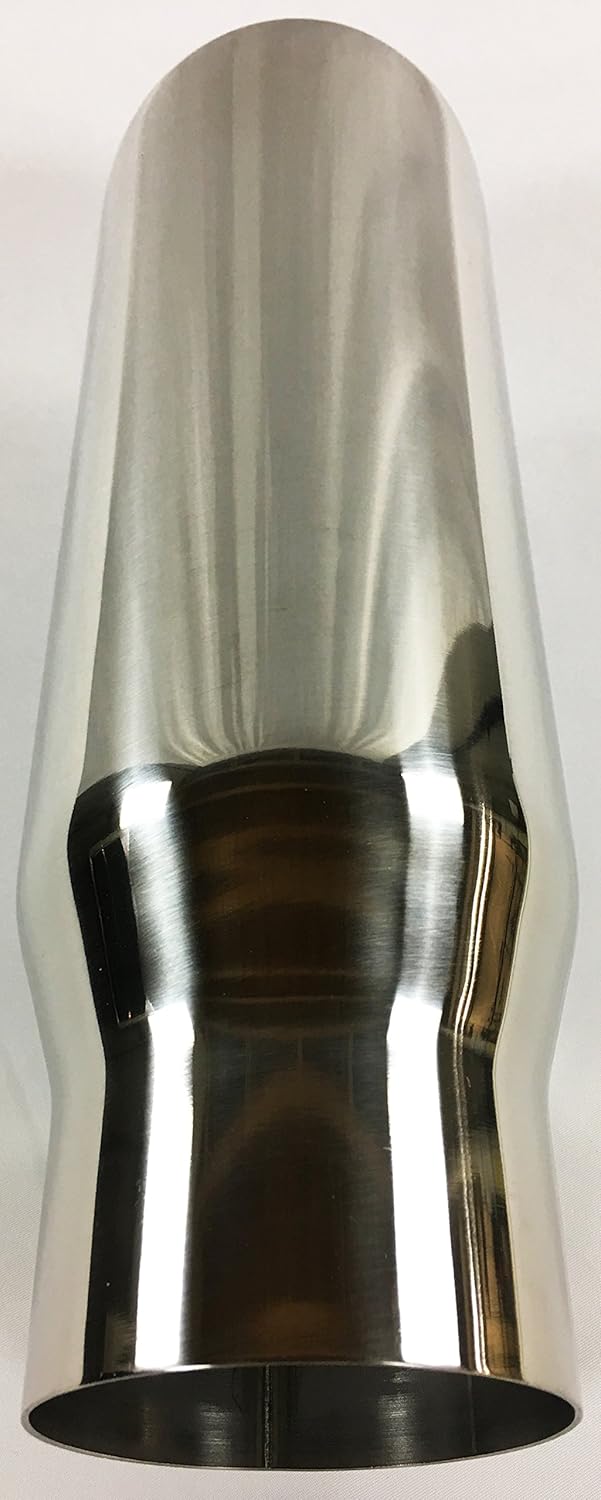 Polished Stainless Steel Double Wall Exhaust Tip Pack of 2 K463340