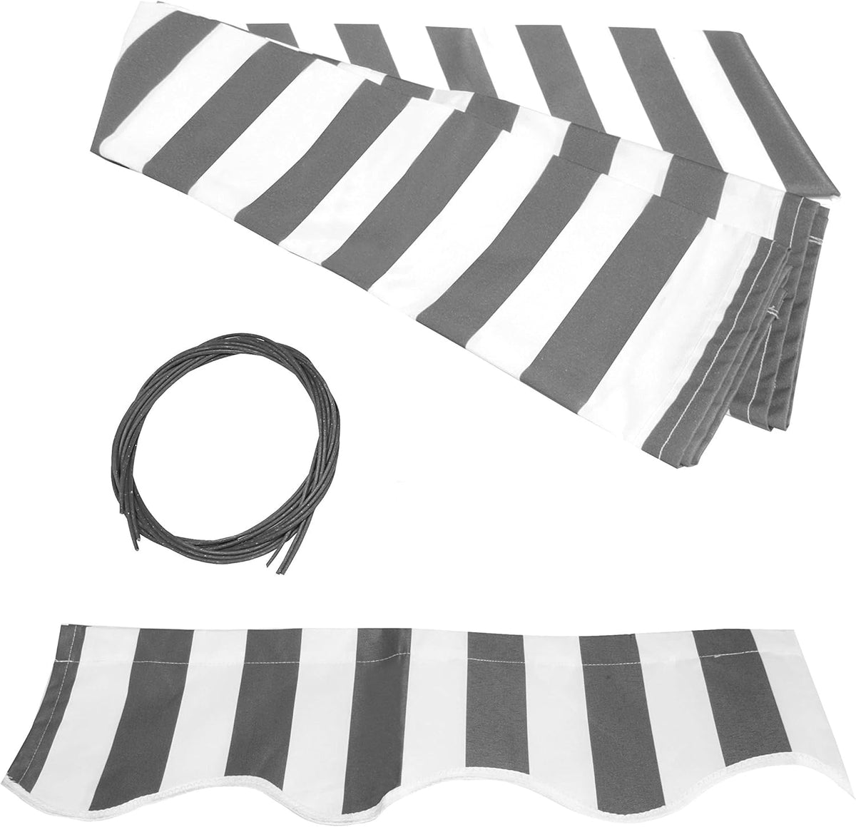 Fabric 10X8 Replacement for Retractable Awning, Sand Pack of 2 L316
