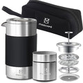 Single Serve 1 Cup Small Stainless Steel Thermal Double Walled French Press 350ML G384