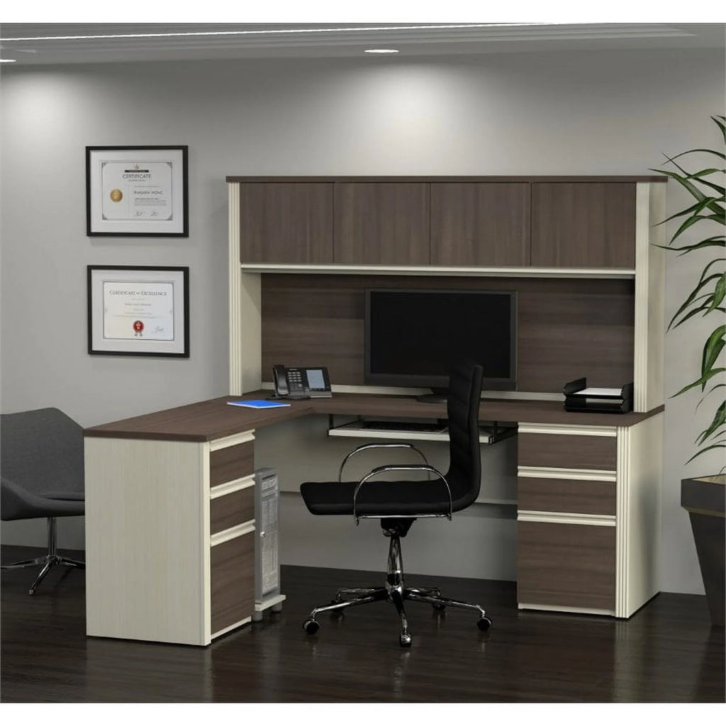 L-Desk with Hutch C79141