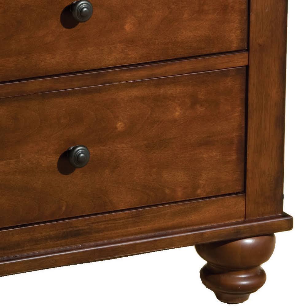 Brown Cherry Nightstand H3034
