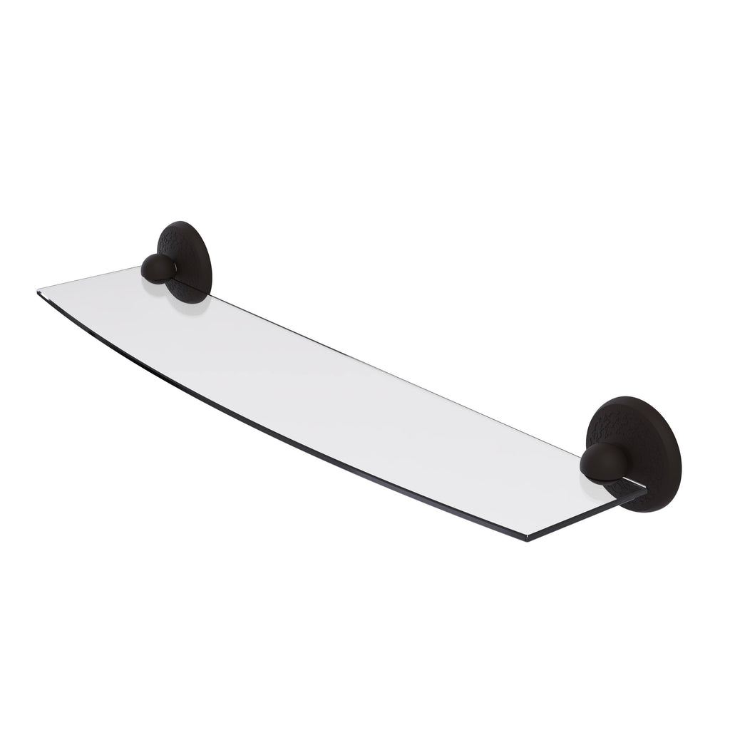 Polished Chrome 24 inch Glass Shelf V15002