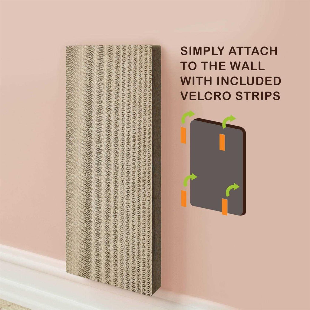 Wall Mount Cat Scratcher with Silvervine Catnip S26466