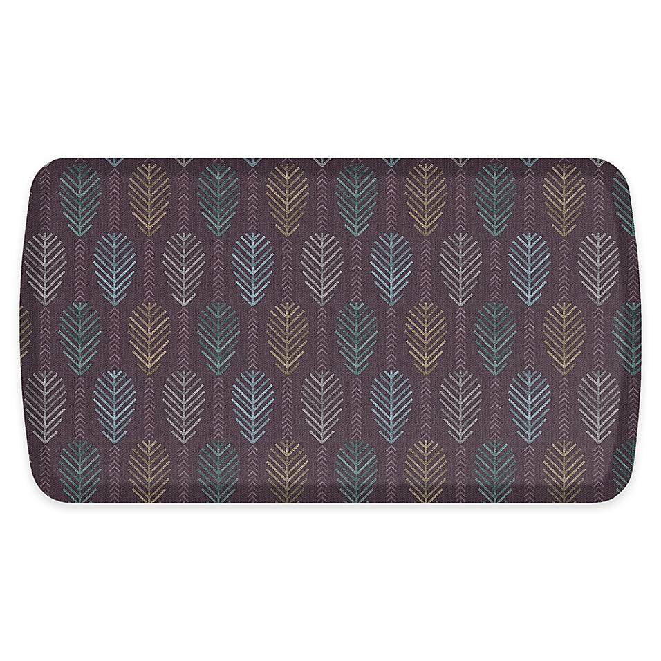 African Violet Comfort Floor Mat D1247