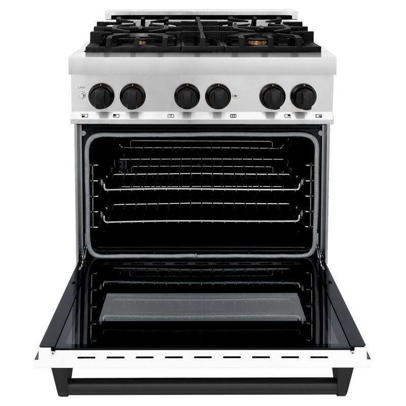 30 in. 4 Burner Dual Fuel Range in Stainless Steel H22615