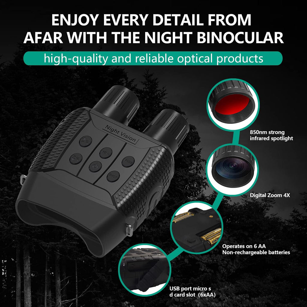 Night Vision Goggles with 32G Memory Card J301442