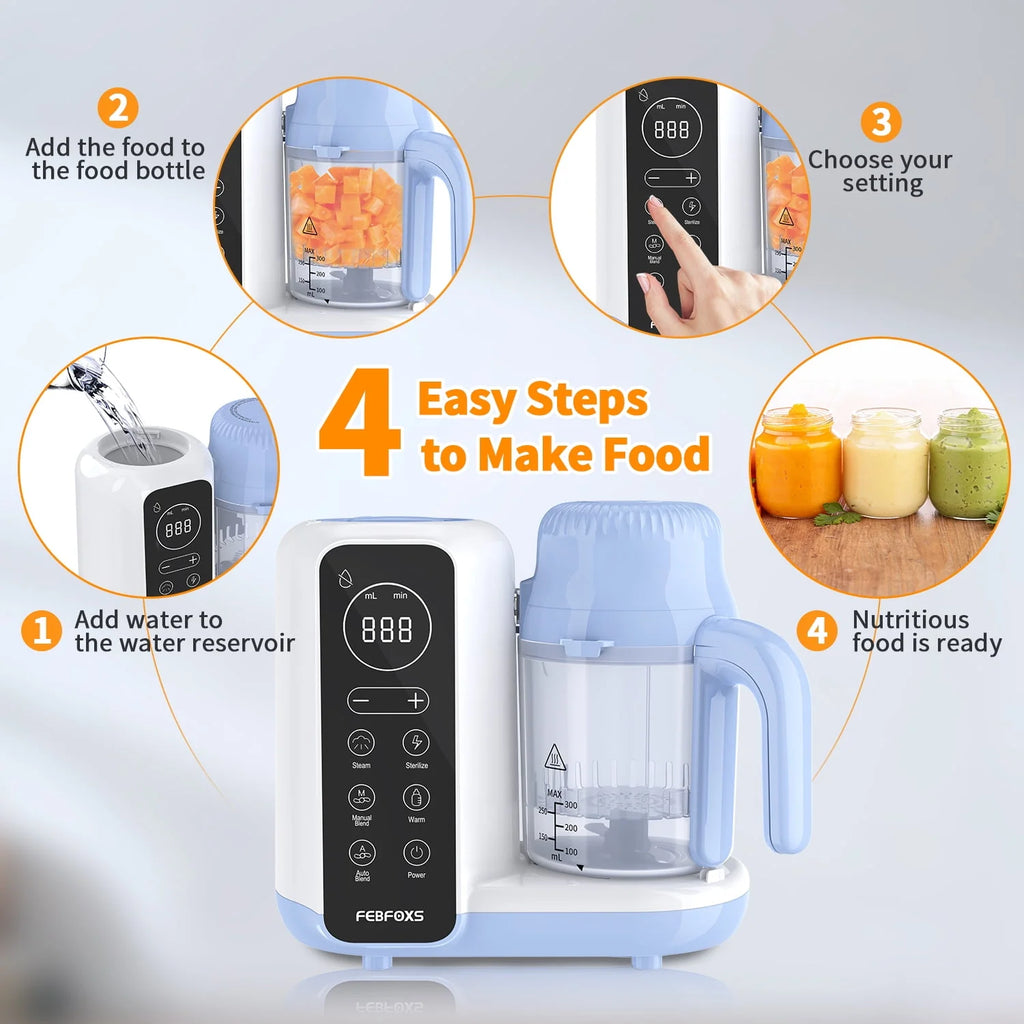 Blue Multi-Function Baby Food Maker D936103