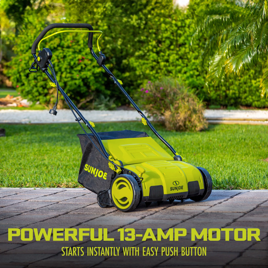 Electric 15 Lawn Dethatcher + Scarifier H589