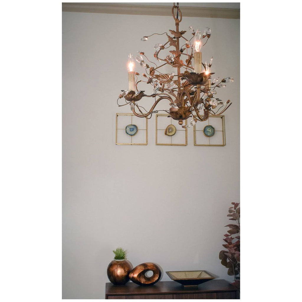 Etruscan Gold 9-Light Chandelier M25973