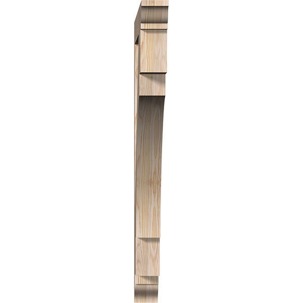 Douglas Fir Traditional Smooth Bracket D851