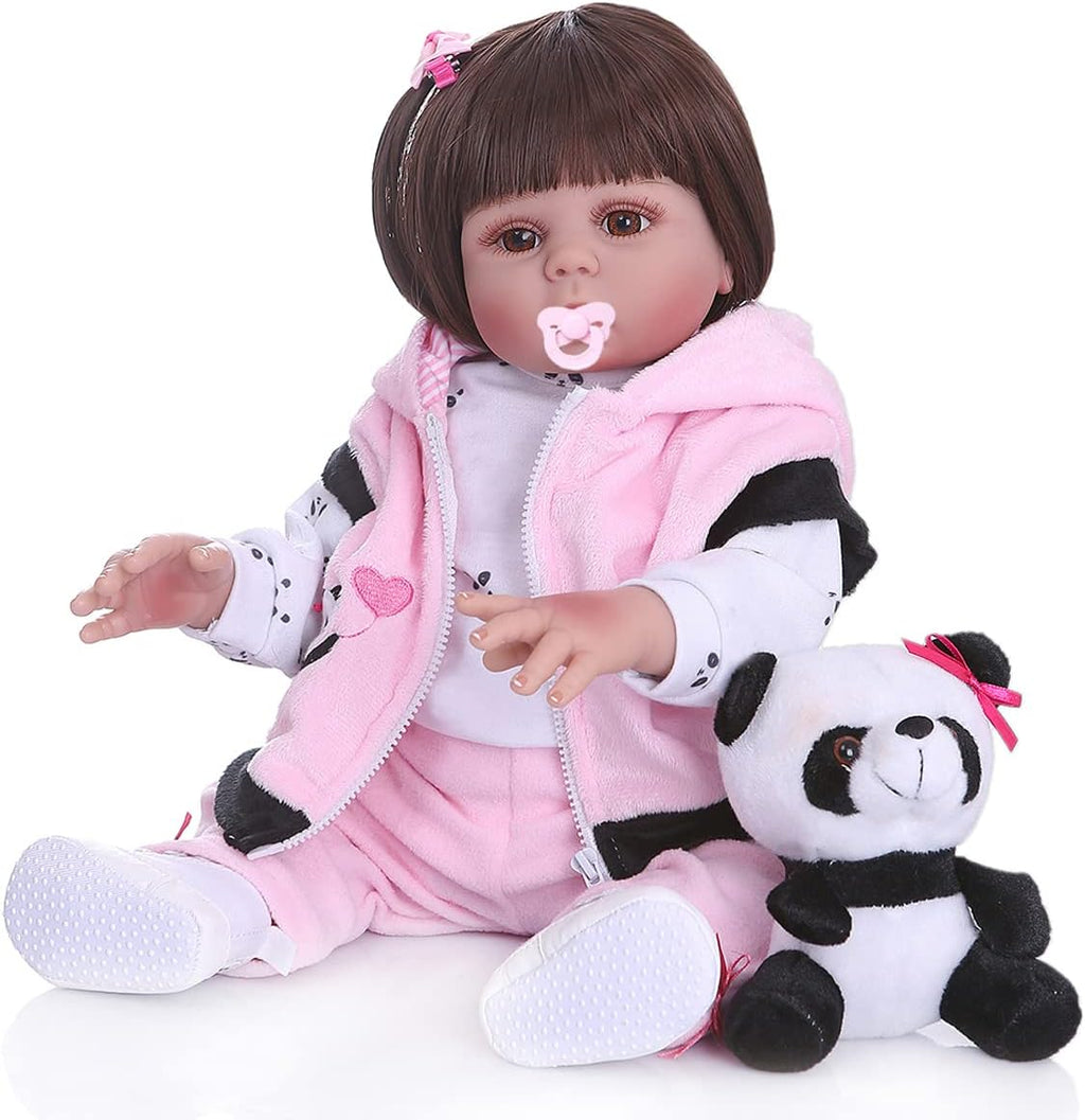 18inch 47cm Waterproof Soft Silicone Vinyl Full Body Reborn Baby Dolls K996