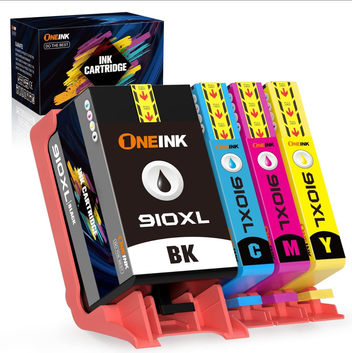 Compatible HP 910 XL Ink Cartridges Combo Pack, 4 Packs Q2299