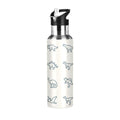 Stainless Steel Water Bottle with Straw Lid Vacuum Insulated Leak Proof Flask 20 OZ V305