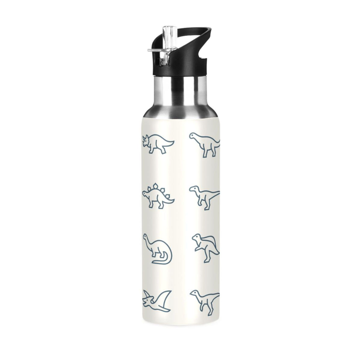 Stainless Steel Water Bottle with Straw Lid Vacuum Insulated Leak Proof Flask 20 OZ V305