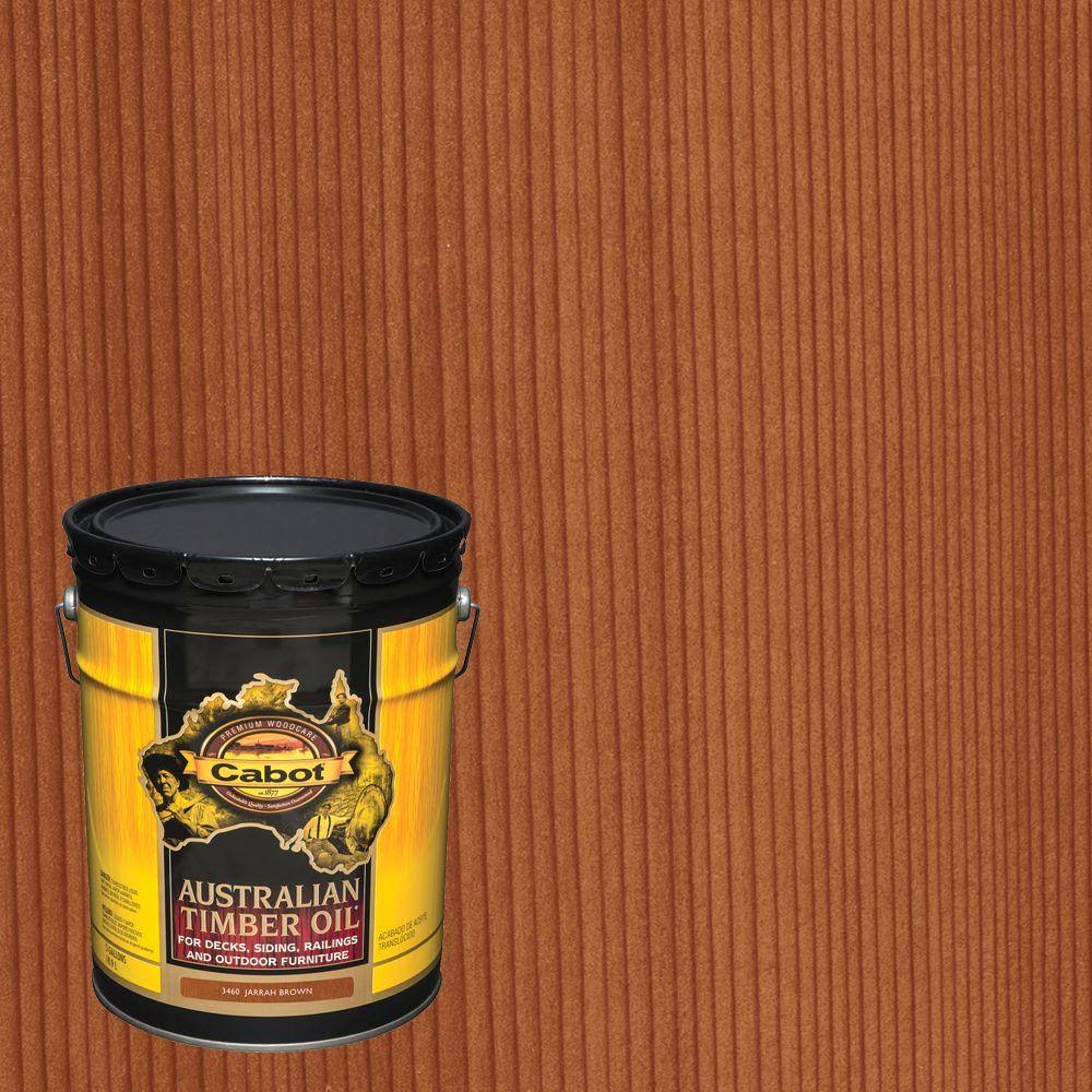 Australian Timber Oil Jarrah Brown 5 Gallon H256840