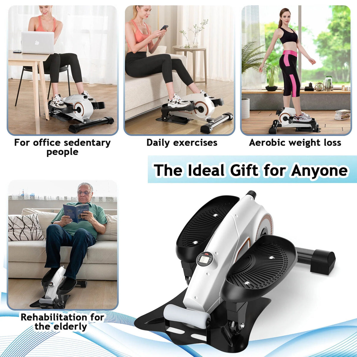 Portable Mini Magnetic Elliptical Stepper Machine Q590304