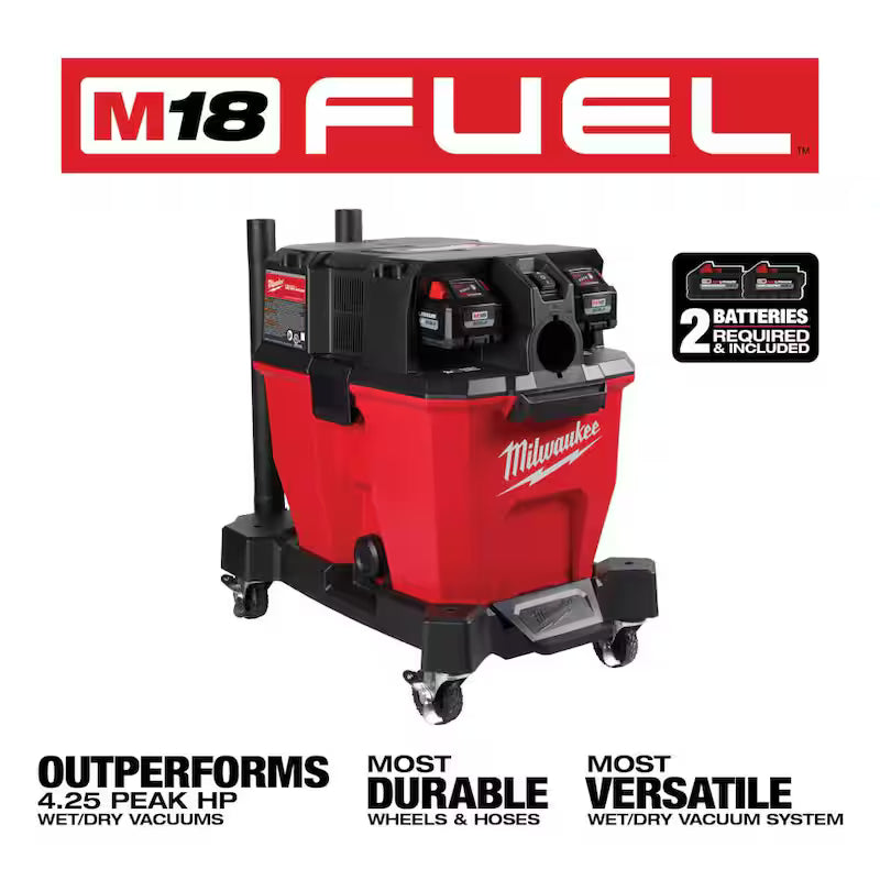 9 Gal. Cordless Wet/Dry Shop Vacuum Kit with Right Angle Tool and Bag X8486