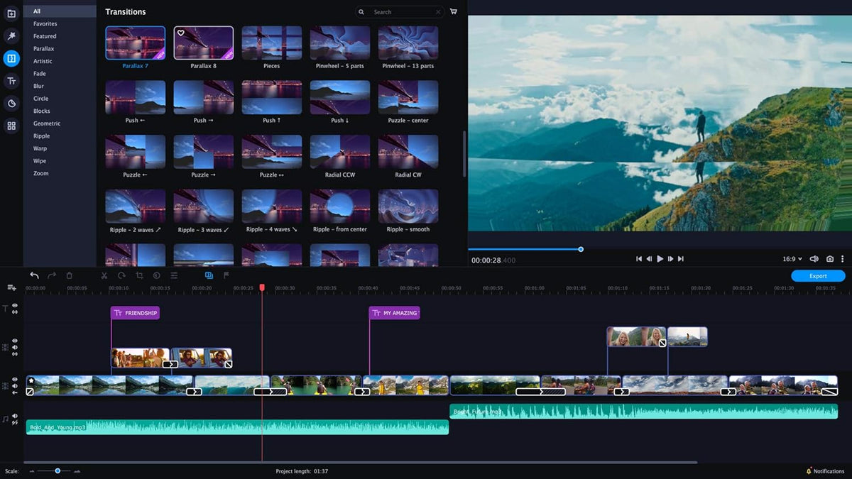 Movavi Video Editor Plus 2021 Personal license Pack of 2 N844