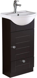 Small Bathroom Vanity Sink Cabinet Vitreous China Sink W25934