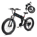 750W 48V 12AH Removable Battery 26" Fat Tire Folding Electric Bike H238