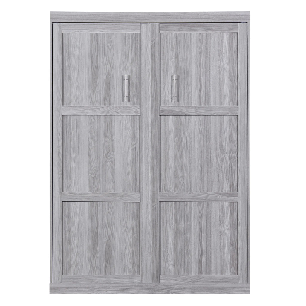 Pine Wood Full Size Murphy Bed N3568
