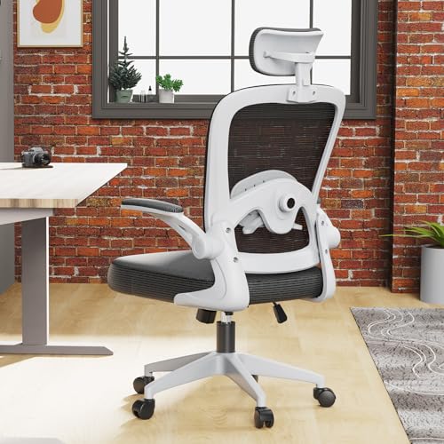 Black Mesh Ergonomic Desk Chair with Adjustable Backrest I5209