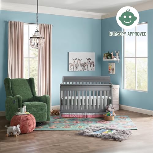 Green Chenille Swivel Glider Recliner P74656