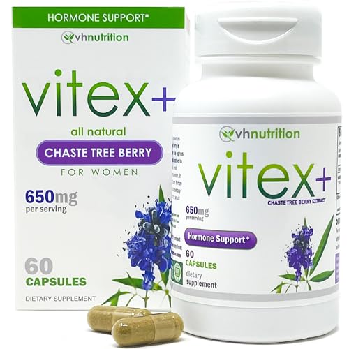 Vitex Chasteberry Supplement 650mg 60 Capsules W9361