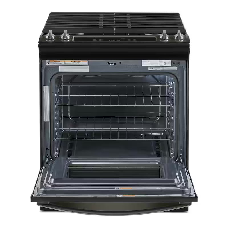 Black Stainless Gas Range F822