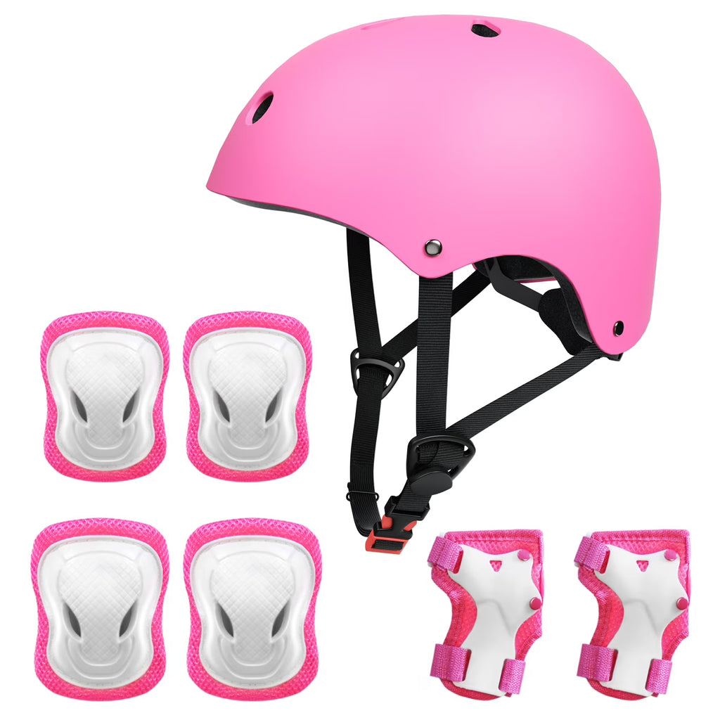 Kids Bike Helmet with Knee Elbow Pads Wrist Guards S9522