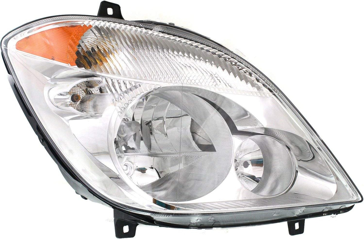 Headlight Set of 2 Halogen Clear Lens Chrome M5988