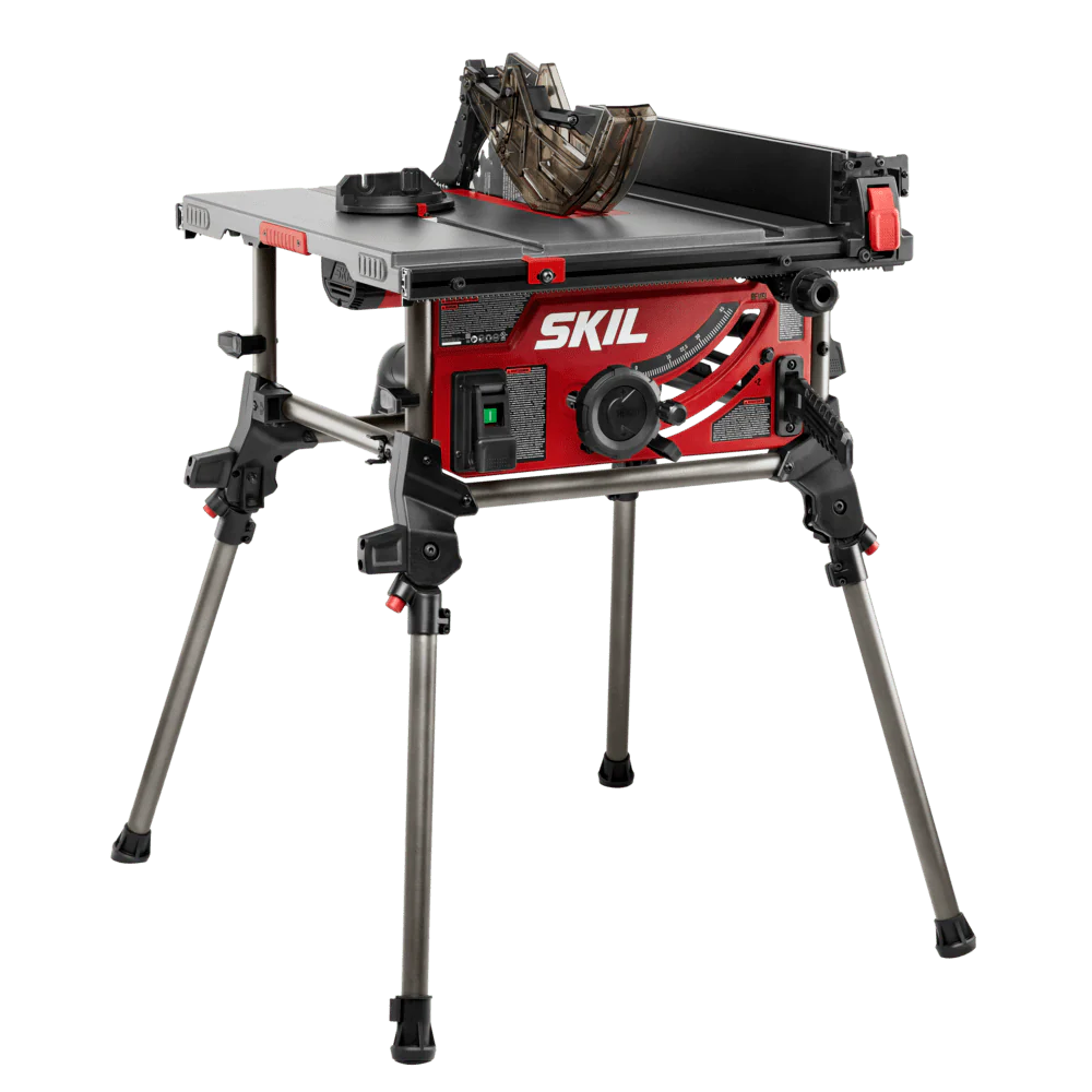 15 Amp 10'' Corded Electric Table Saw with Folding Stand U69089
