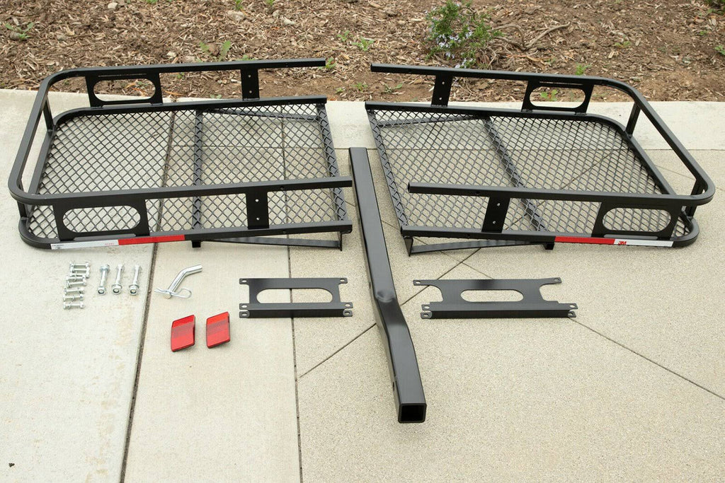 Universal Auto Steel Rear Hitch Mount Carrier Basket L7208