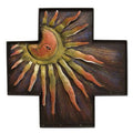 Steel Cross and Sun Wall Décor J719914