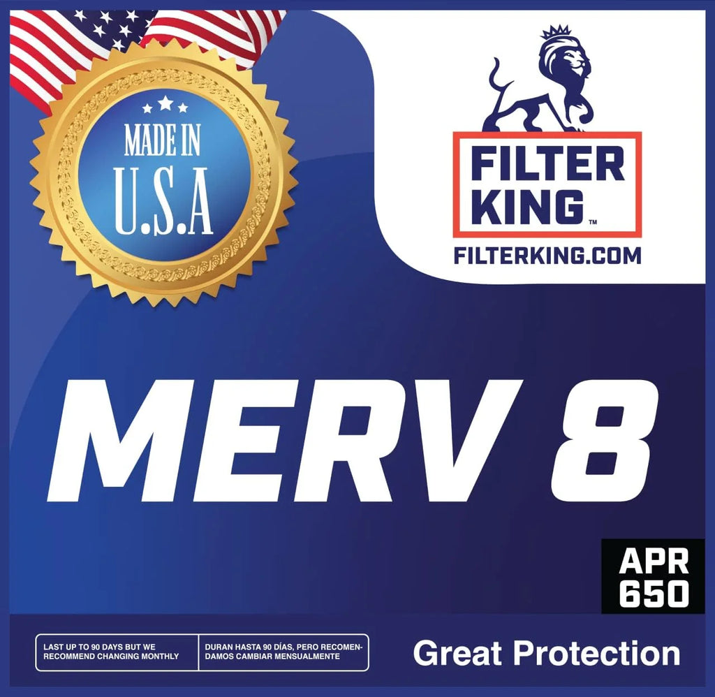 20.5x66x1 MERV 8 Pleated HVAC Air Filter 4-Pack H2445