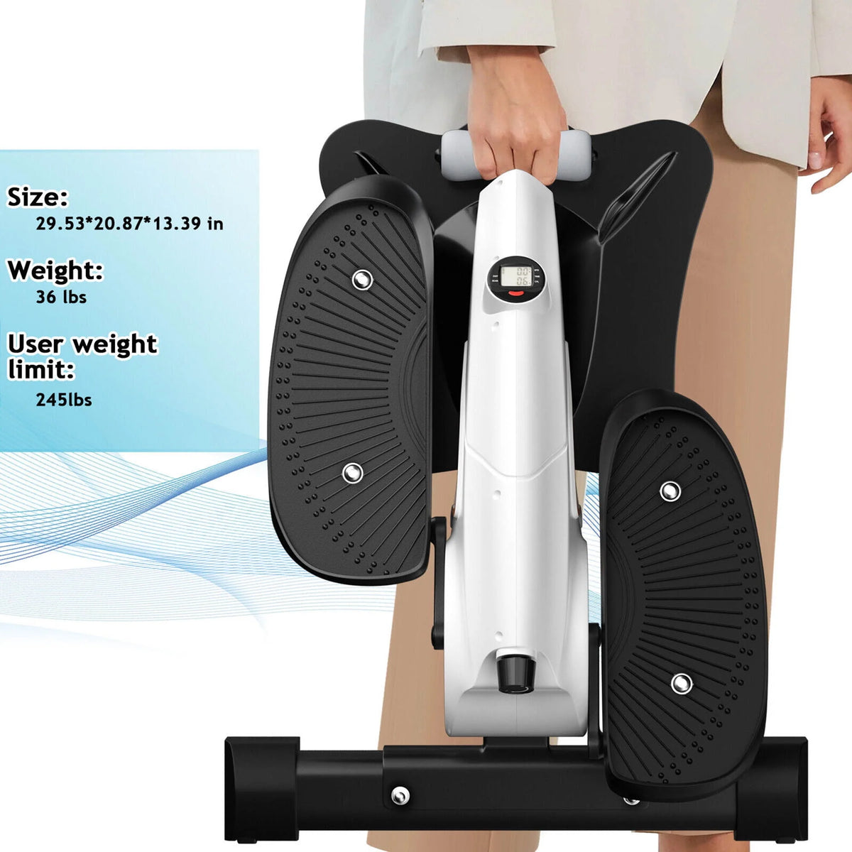 Portable Mini Magnetic Elliptical Stepper Machine Q590304