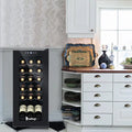 Black 18 Bottle Wine Cooler Y480772