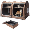 Portable Twin Compartment Cat Cage/Condo U900
