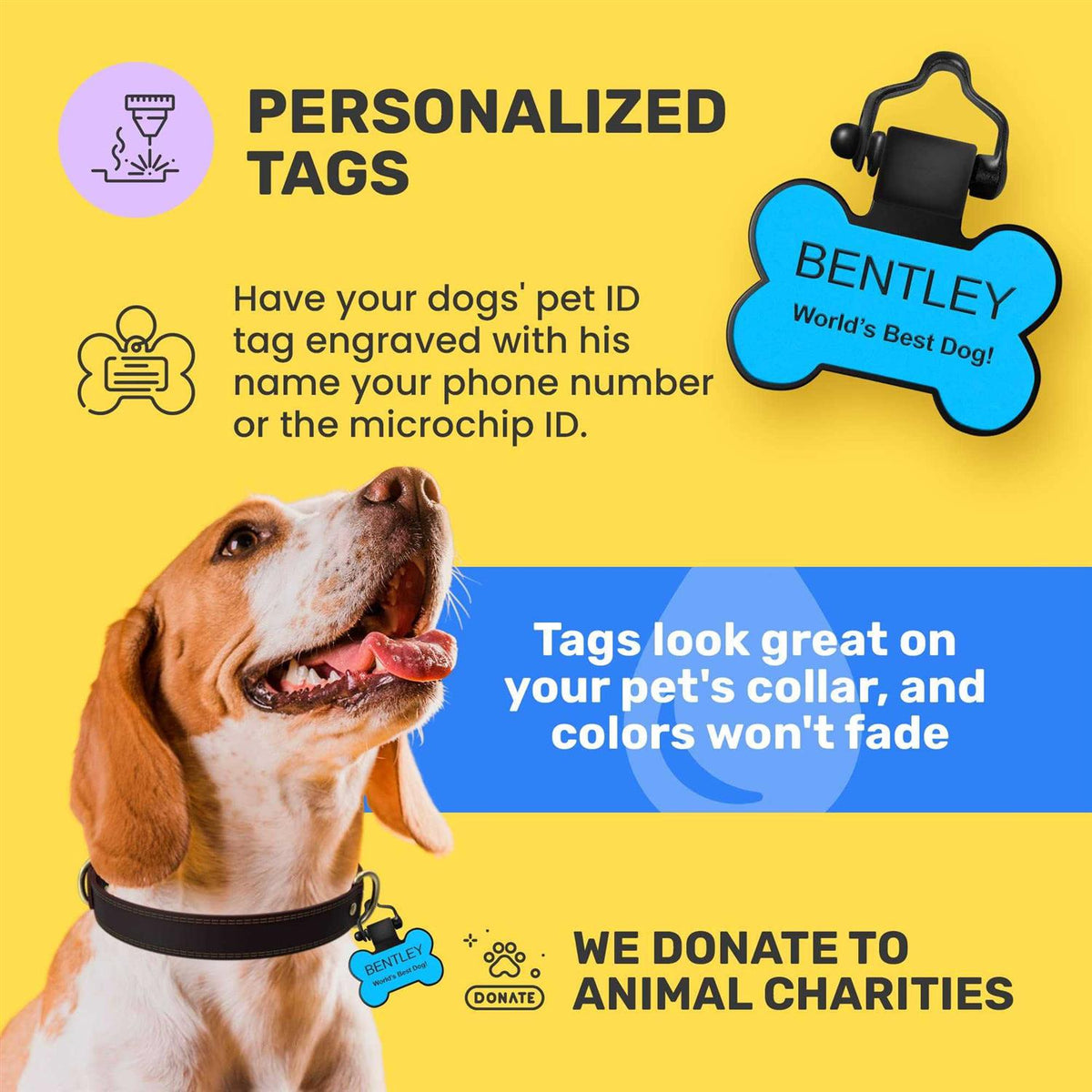 Silent Silicone Dog Tag N991968