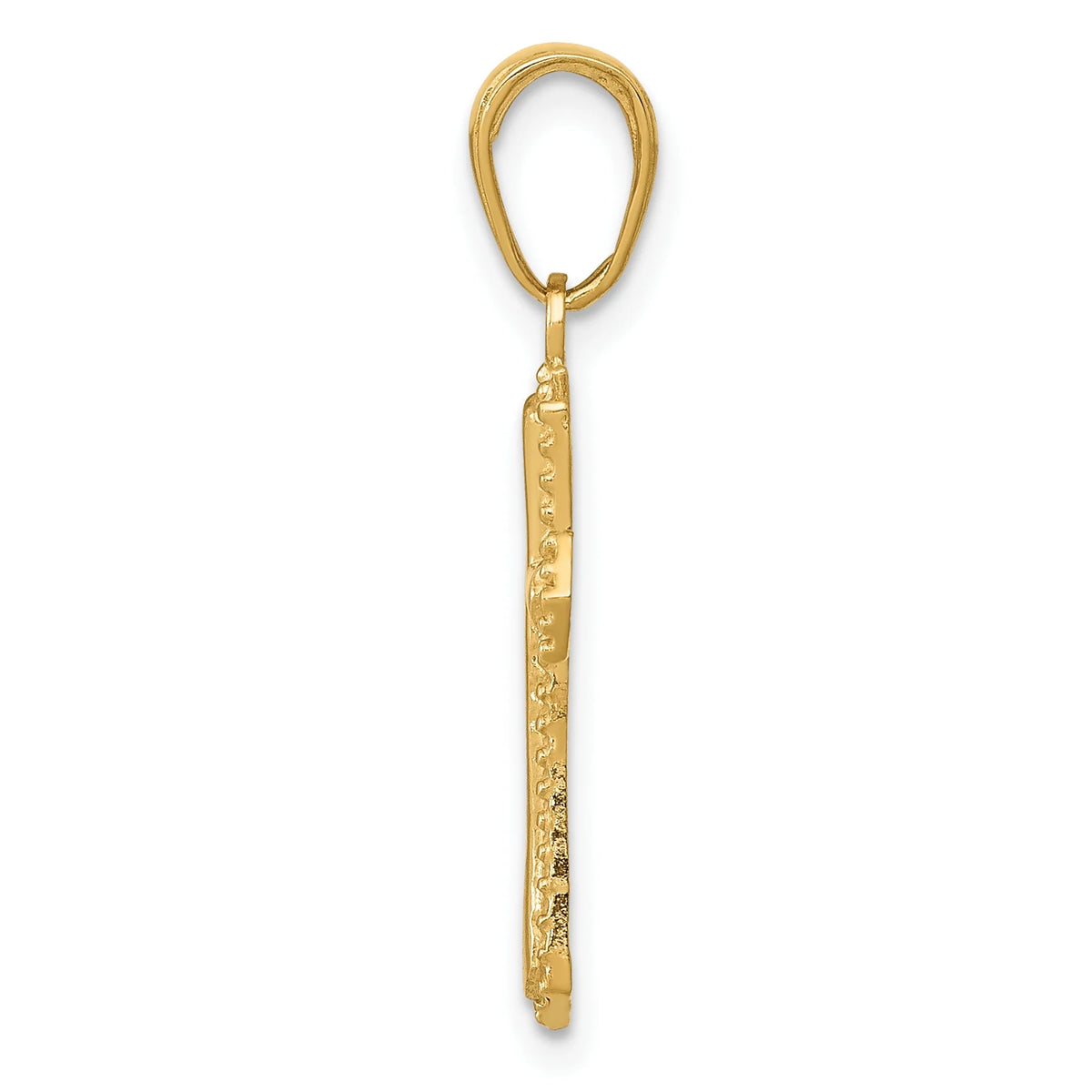 14K Yellow Gold Passion Cross Pendant Charm L38946