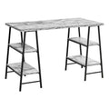 48 in. White & Black Computer Desk S68808