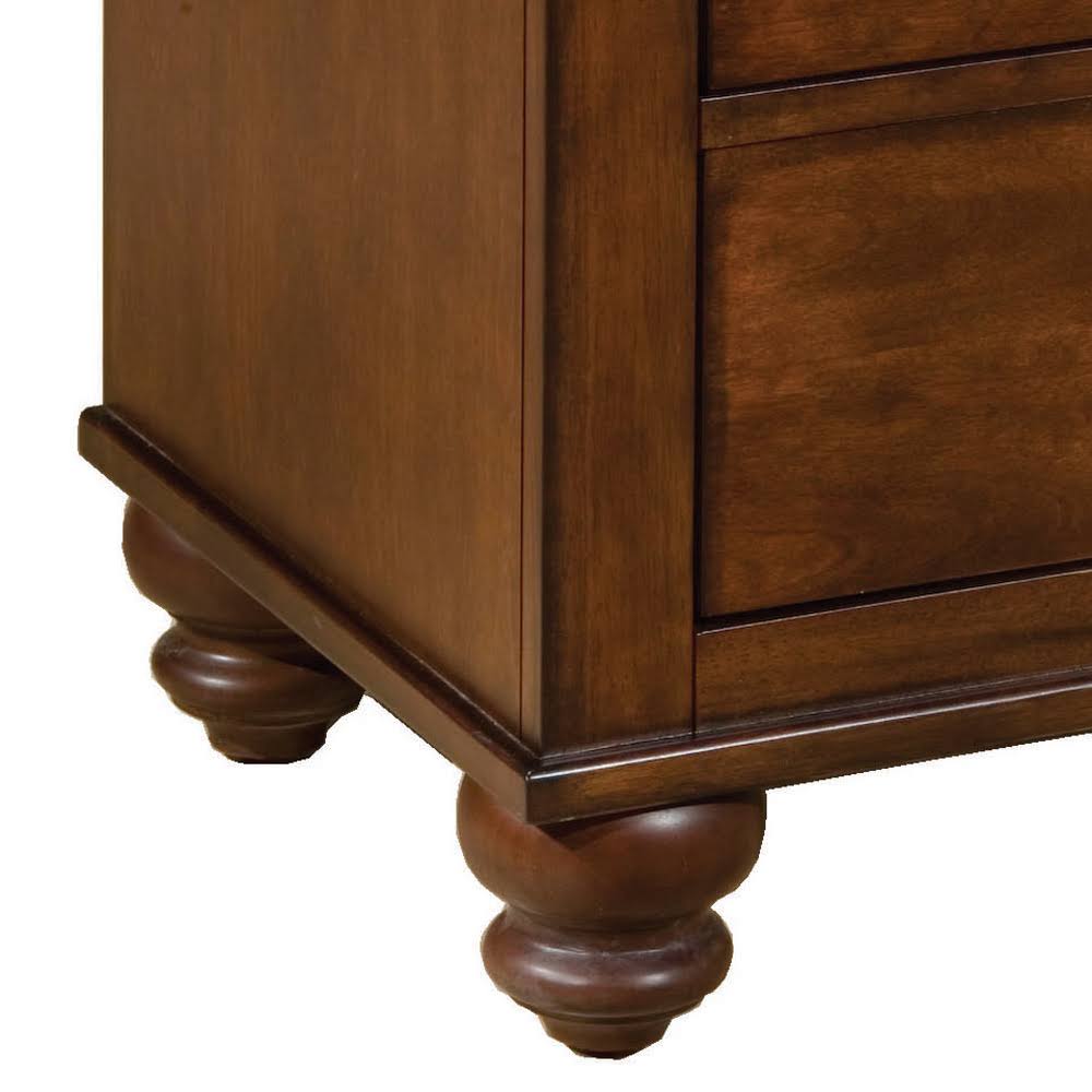 Brown Cherry Nightstand H3034