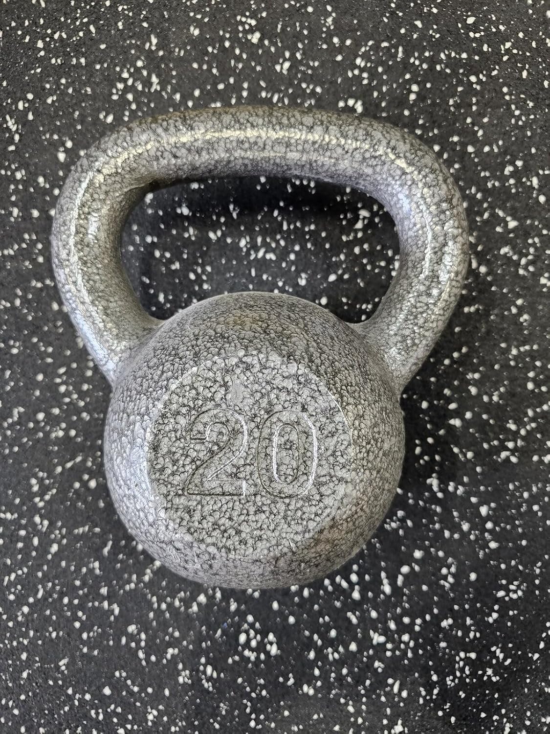 20 lb Cast Iron Kettlebell Gray I66499