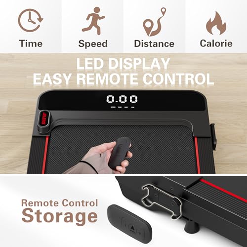 2.5HP Portable Treadmill with Remote Control and LED Display I668276