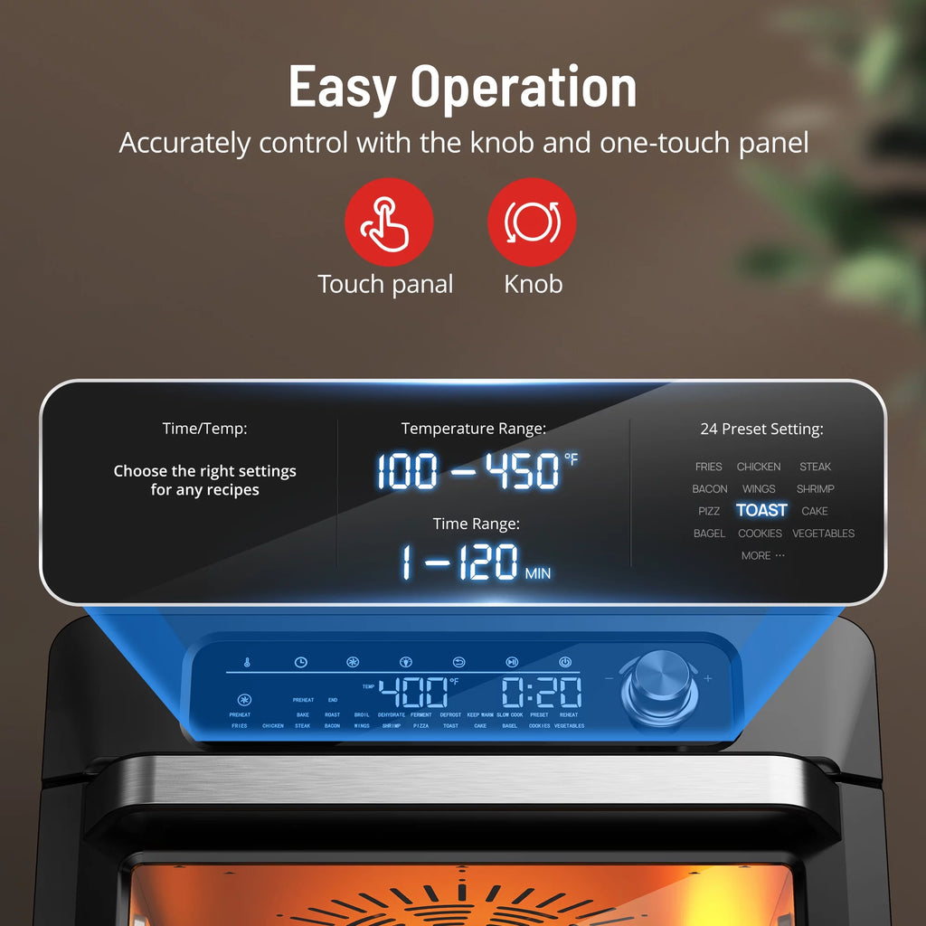26 QT 24 in 1 Convection Air Fryer Oven J204876