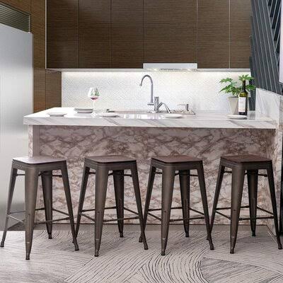 Brown Counter Bar Stool Y8451