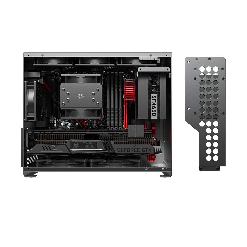 Dark Gray Aluminum Tempered Glass PC Case Y61741