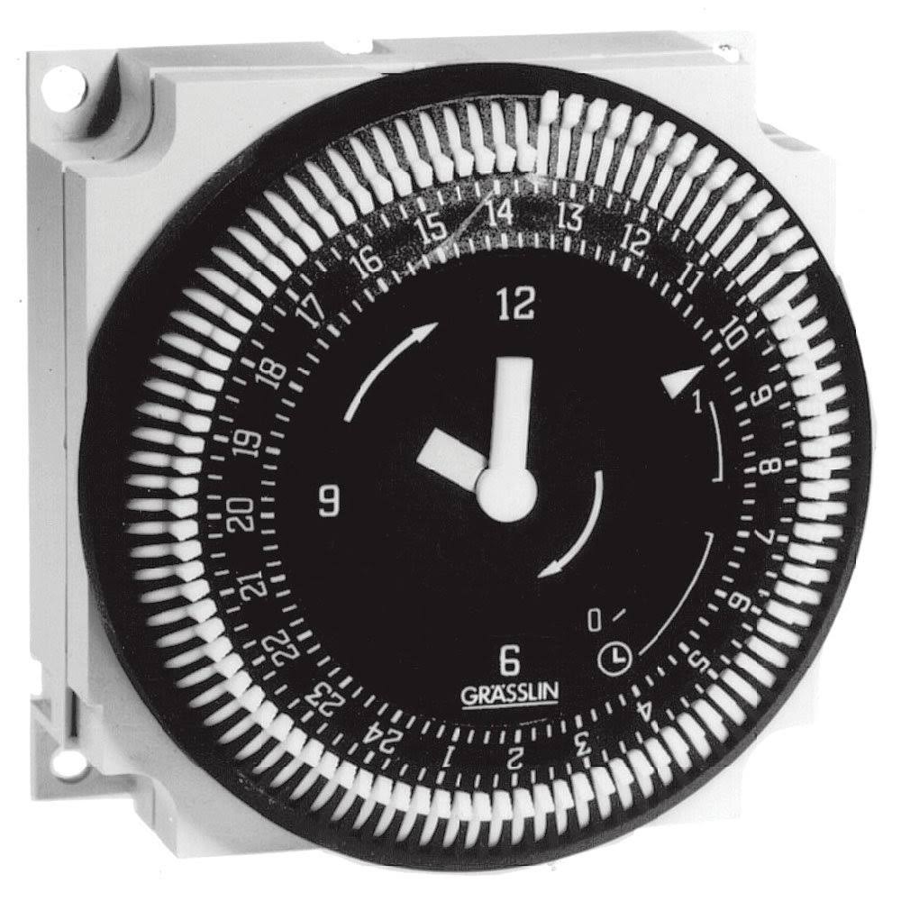 Electromechanical Timer, 24-Hour, SPDT F92585