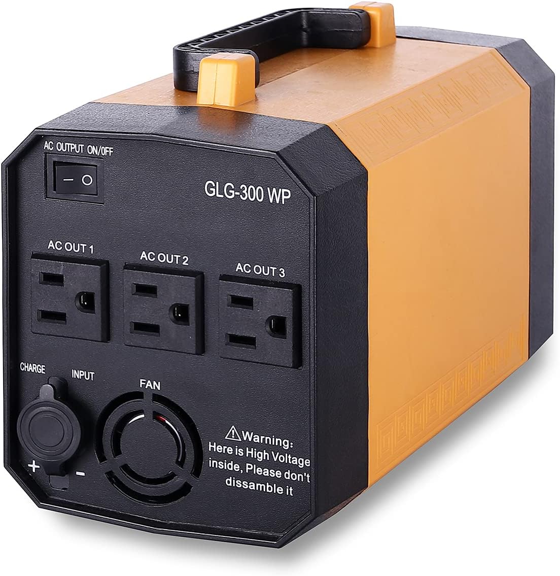Portable Power Station 300W 200Wh Outdoor Generator with 3 AC Outlet 4 DC Ports 4 USB Ports C484