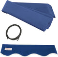Fabric 10X8 Replacement for Retractable Awning, Sand Pack of 2 L316